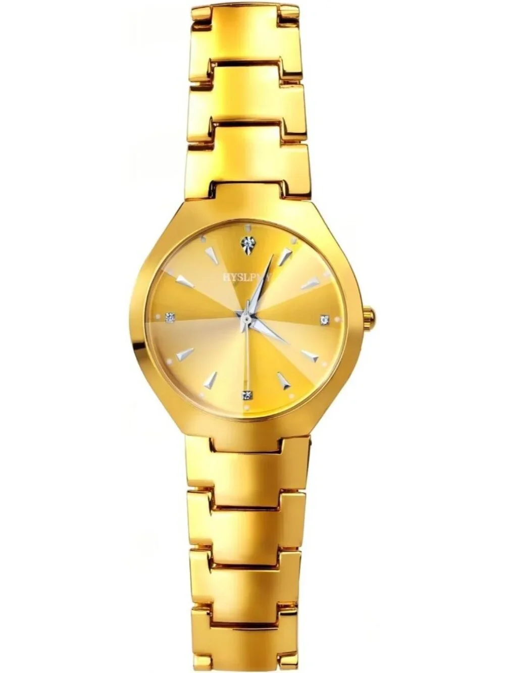 Women's Gold Analog Quartz Simple Design Band Adjustment Water Resistant Watch